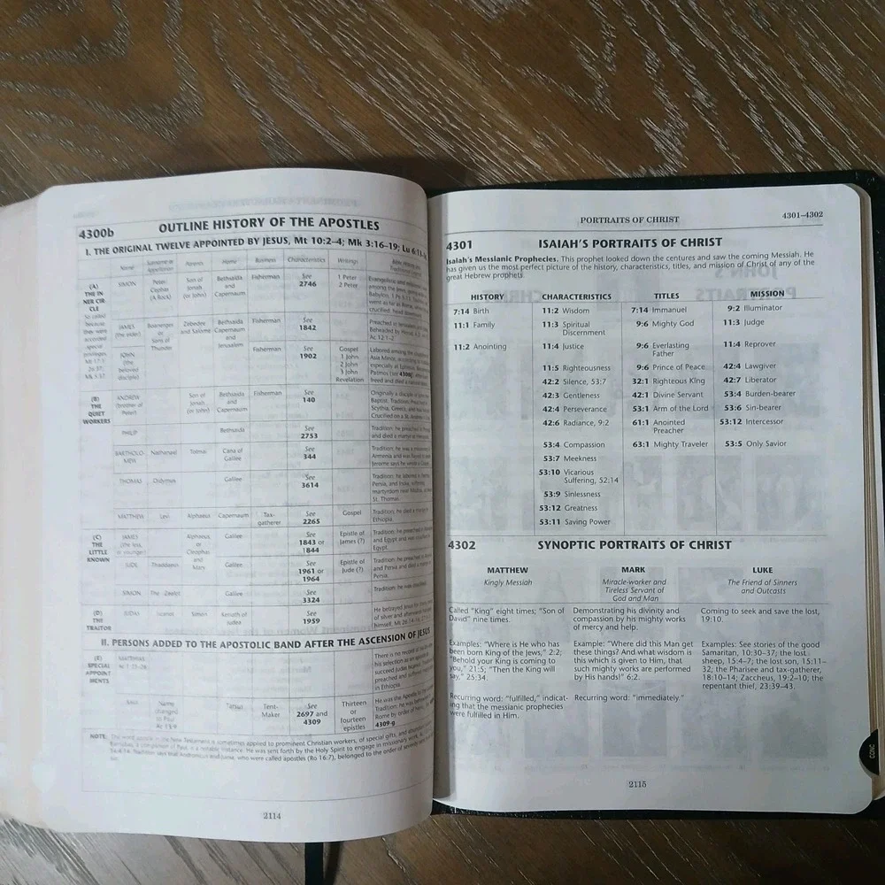 The Thompson Chain Reference Study Bible  NKJV Thumbed Index Black Bonded...